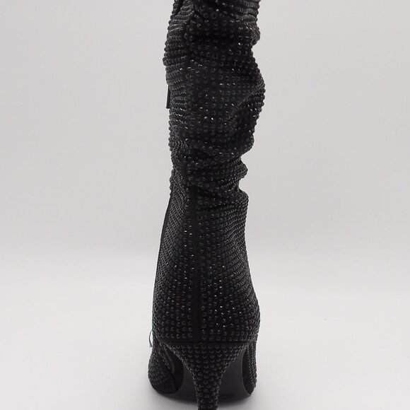 Thalia Sodi Womens Raquell Pointed Toe Rhinestones Mid-Calf Boots - Picture 6 of 8